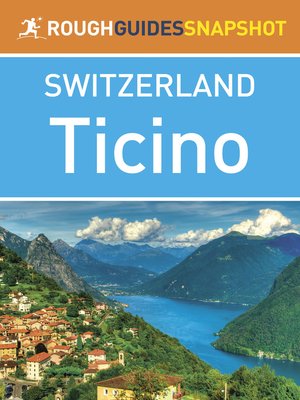 cover image of Rough Guides Snapshots Switzerland: Ticino